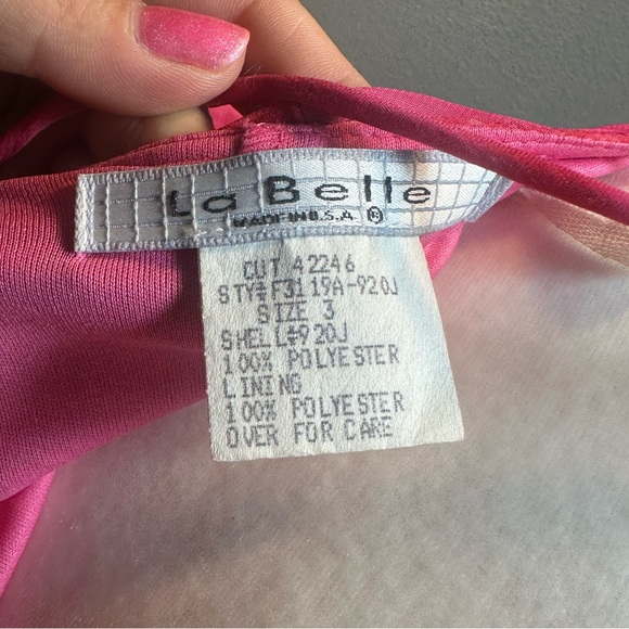 COPY - Vintage Y2k floral hot pink dress size 3 - Picture 4 of 17